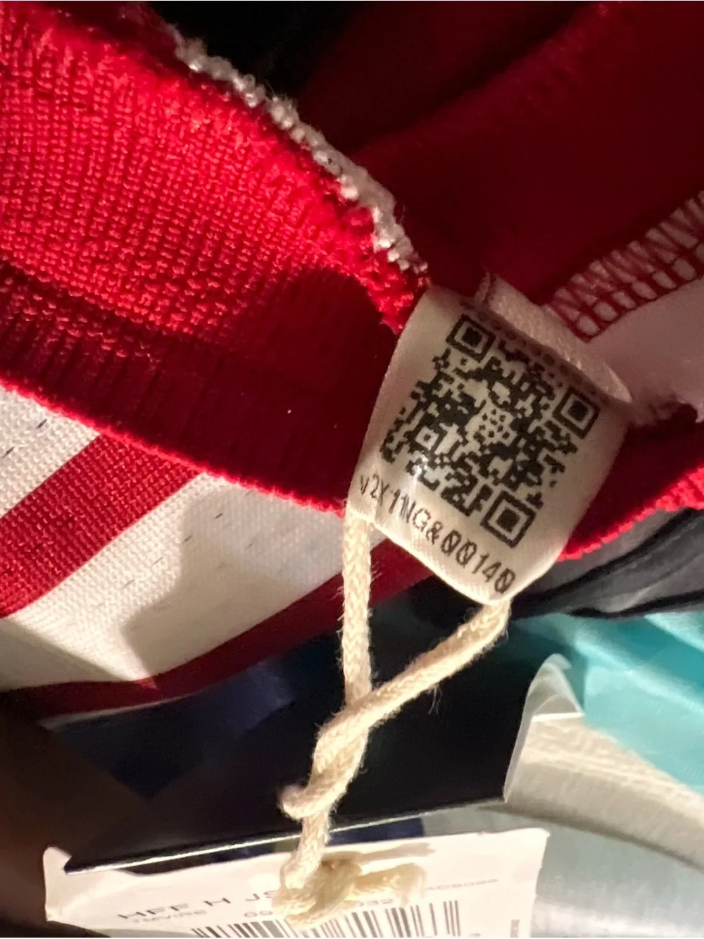 adidas Red Hungary National Team Soccer Jersey with White Stripes